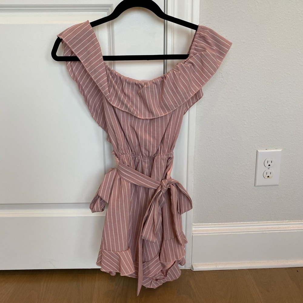 Superdown Wrap Romper - image 4